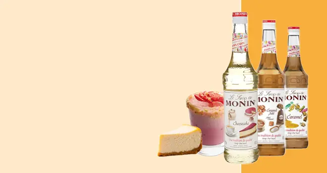 Monin Syrup รสชาติยอดนิยม Monin Syrup Cheesecake, Monin Syrup Caramel, Monin Syrup Salted Caramel
