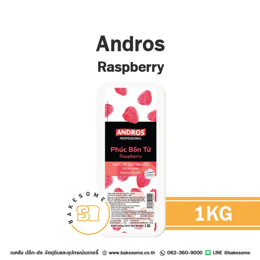 ANDROS Puree Raspberry 1KG