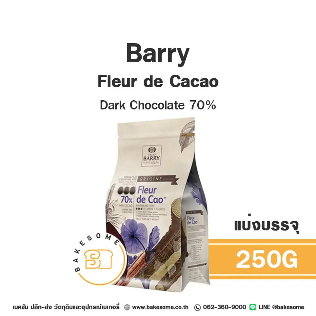 BARRY Fleur de Cacao Dark Chocolate 70% 250G