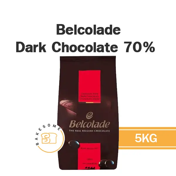 BELCOLADE Dark Chocolate 70% 5KG