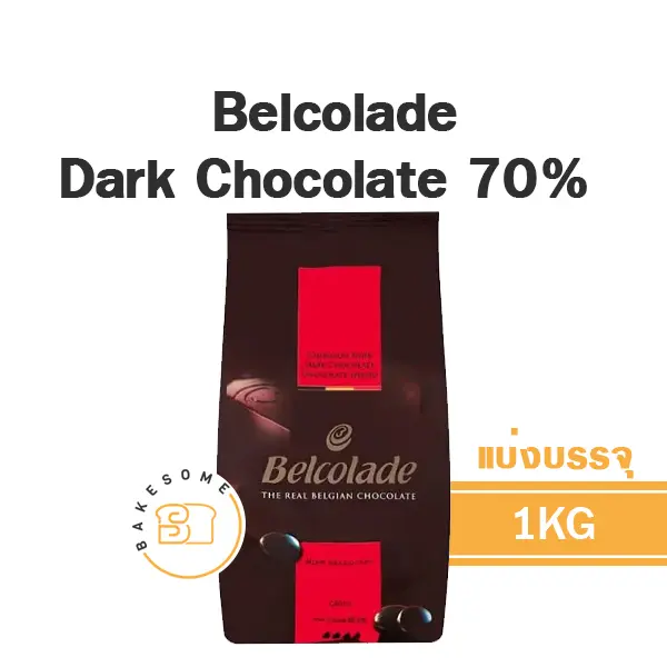 BELCOLADE Dark Chocolate 70% 1KG