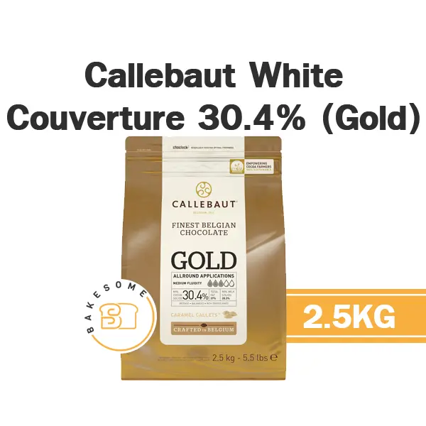 CALLEBAUT Gold Caramel Chocolate 30.4% 2.5KG