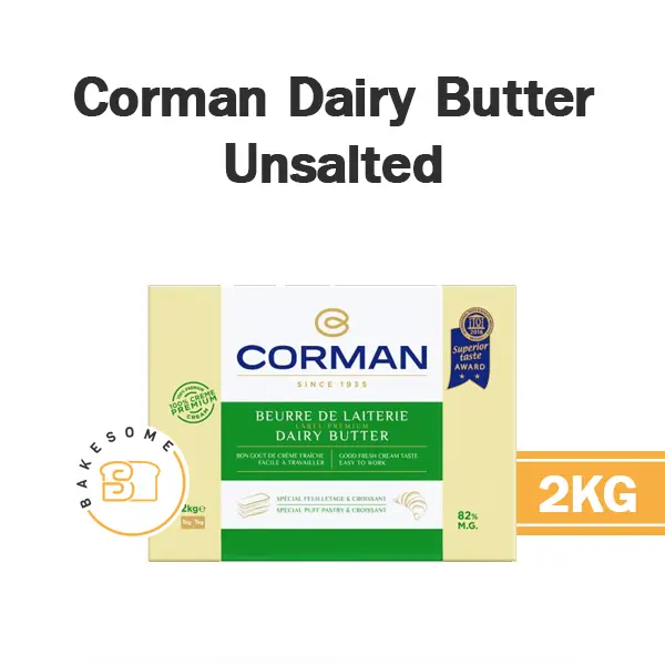 CORMAN Dairy Butter Sheet 2KG
