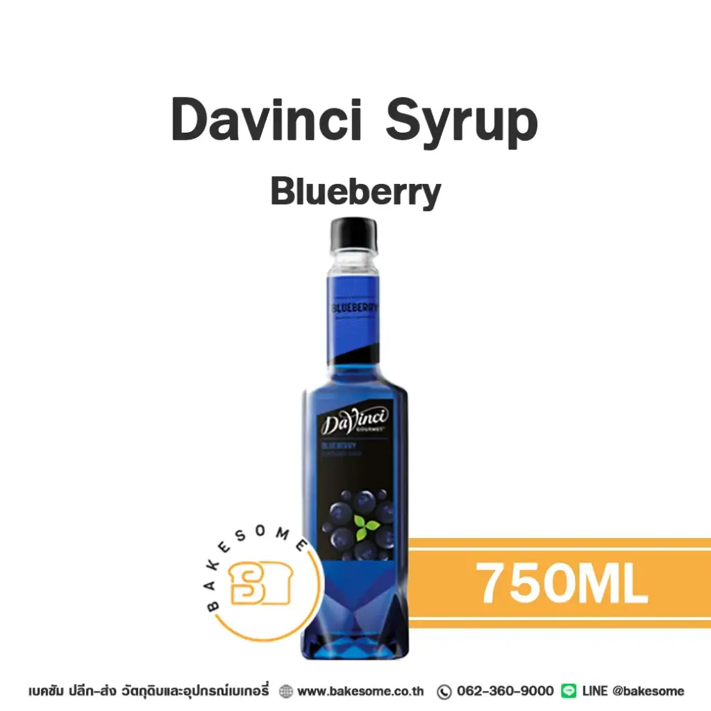 DAVINCI Syrup Blueberry 750ML