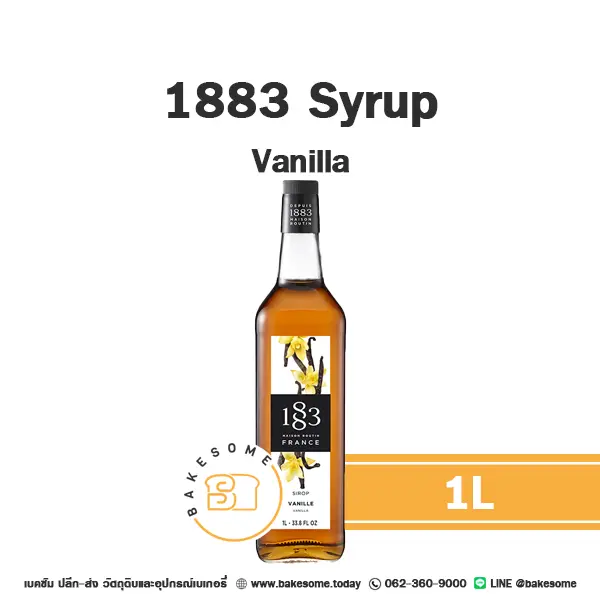 1883 Syrup Vanilla 1L