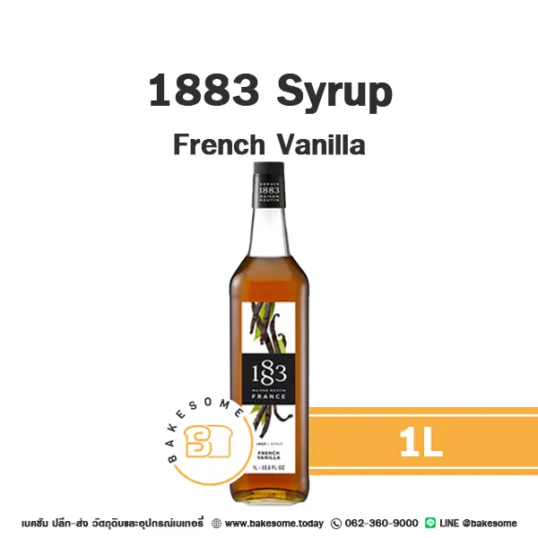 1883 Syrup French Vanilla 1L