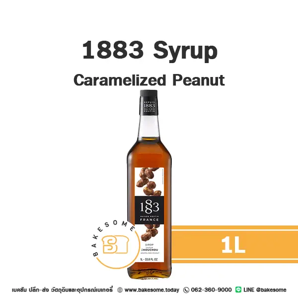 1883 Syrup Caramelized Peanut 1L