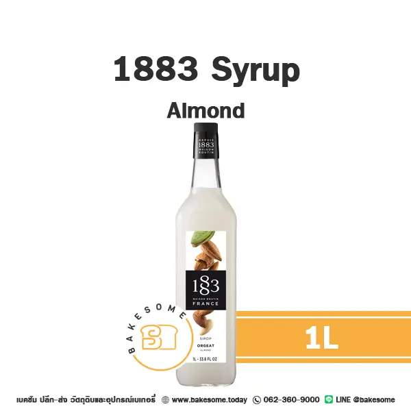 1883 Syrup Almond 1L