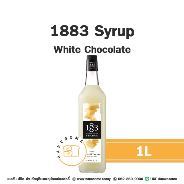 1883 Syrup White Chocolate 1L