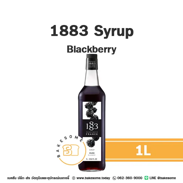 1883 Syrup Blackberry 1L