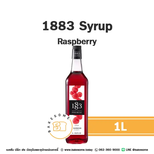 1883 Syrup Raspberry 1L