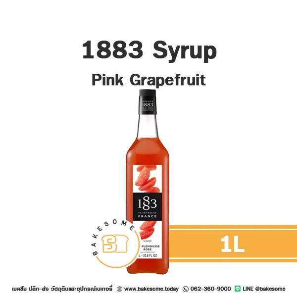 1883 Syrup Pink Grapefruit 1L
