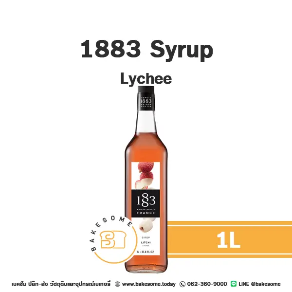 1883 Syrup Lychee 1L
