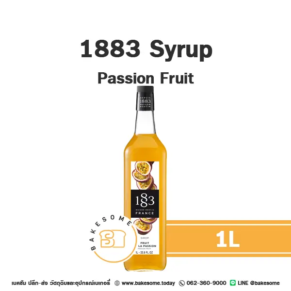 1883 Syrup Passion Fruit 1L