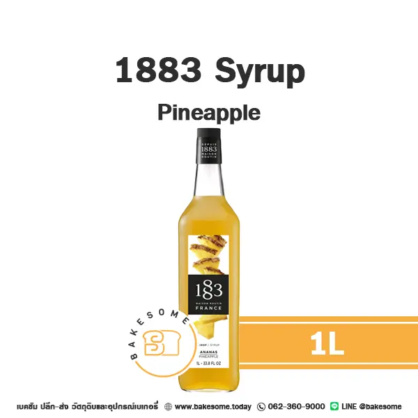 1883 Syrup Pineapple 1L
