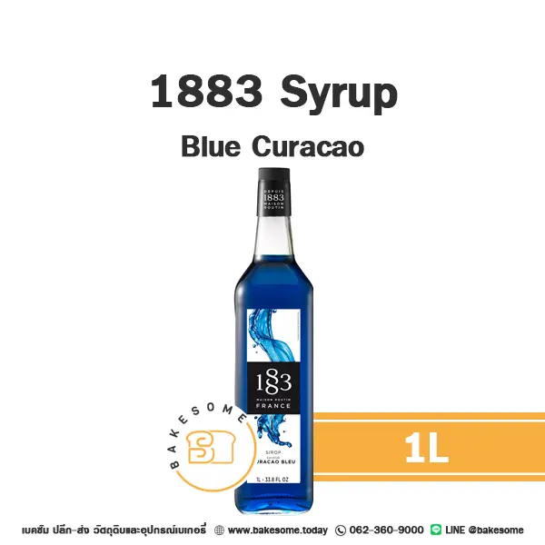 1883 Syrup Blue Curacao 1L