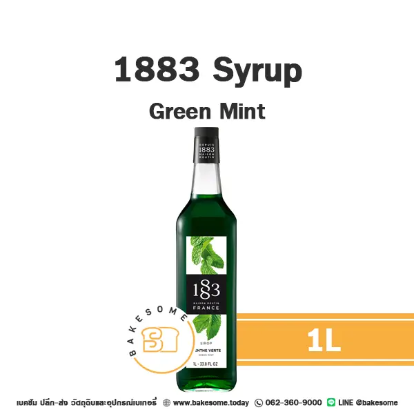 1883 Syrup Green Mint 1L