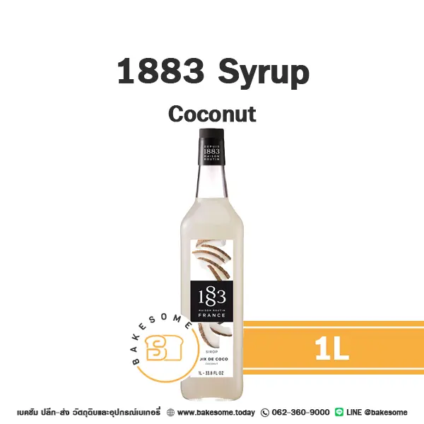 1883 Syrup Coconut 1L