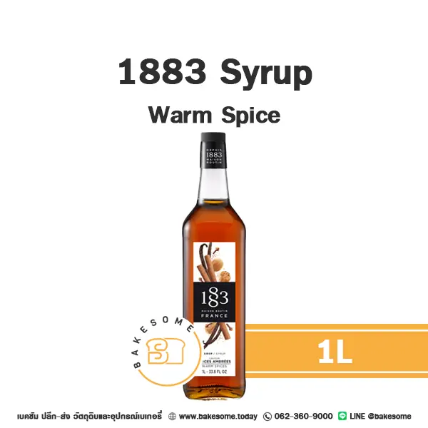 1883 Syrup Warm Spice 1L