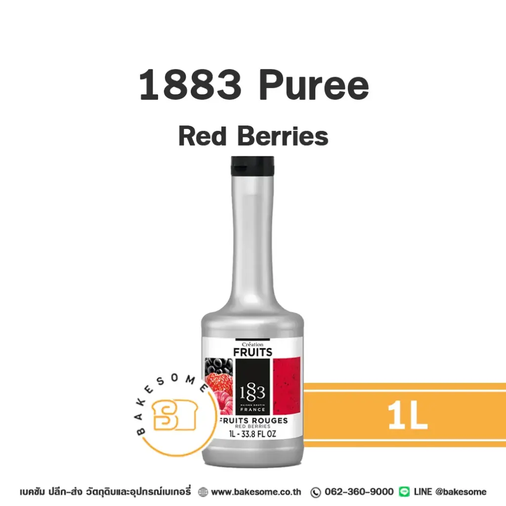 1883 Puree Red Berries 1L