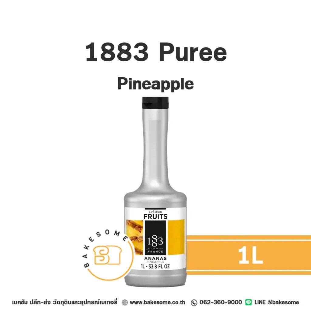 1883 Puree Pineapple 1L
