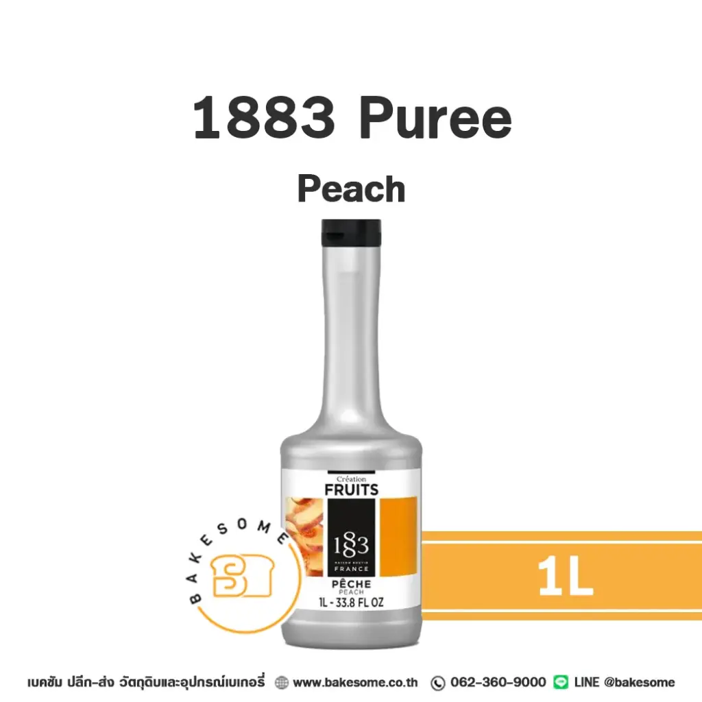 1883 Puree Peach 1L