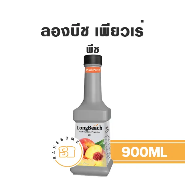 ลองบีช เพียวเร่ พีช 900ML