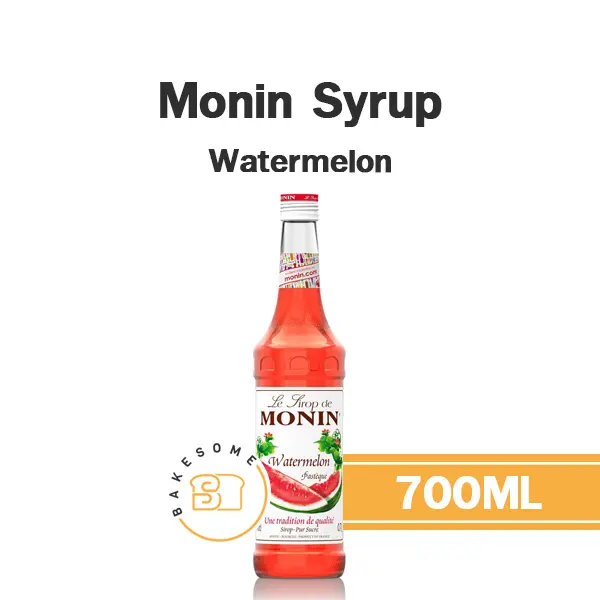 ไซรัป MONIN Syrup Watermelon 700 มล. (โมนิน) สำหรับกาแฟ ชา และเครื่องดื่ม