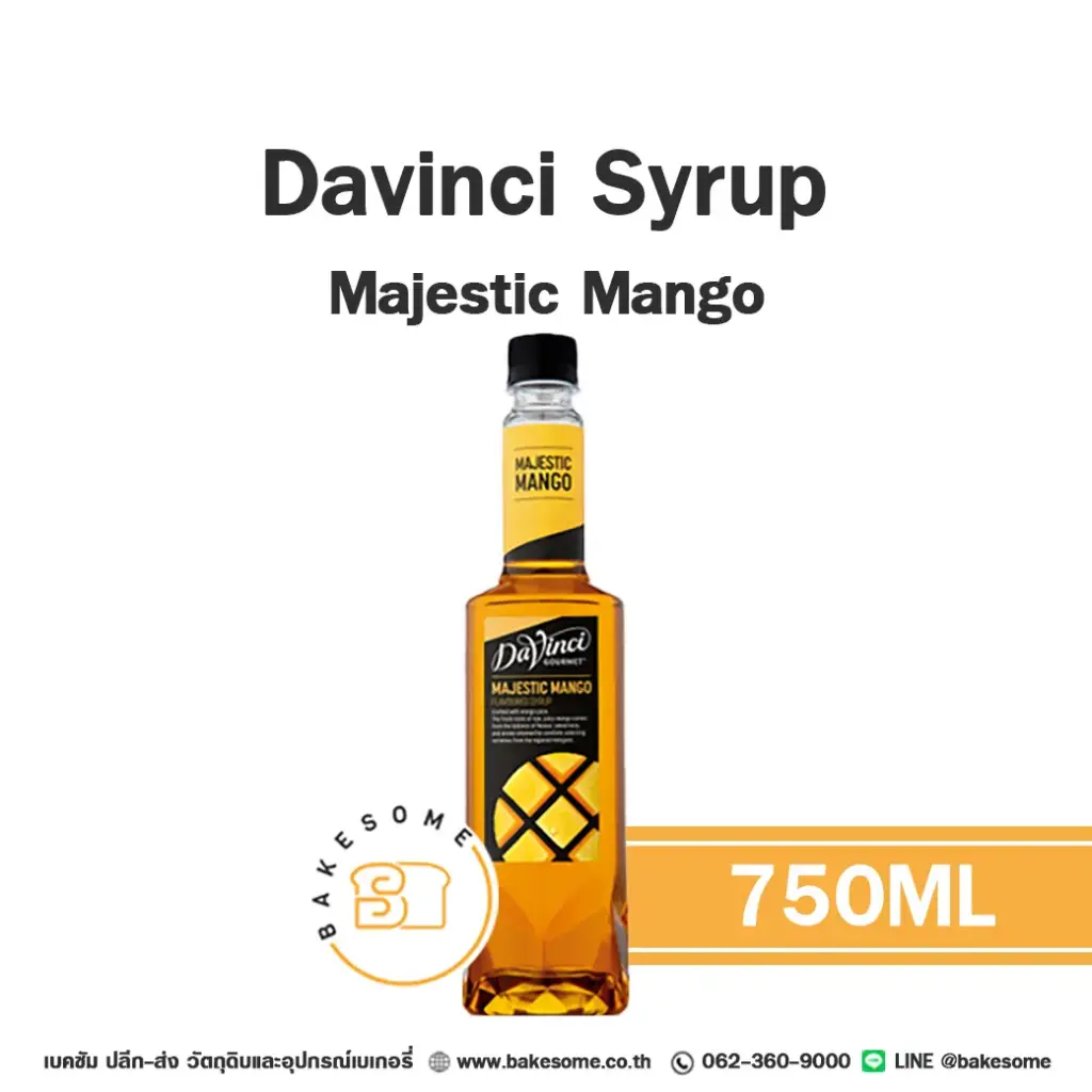 DAVINCI Syrup Majestic Mango 750ML