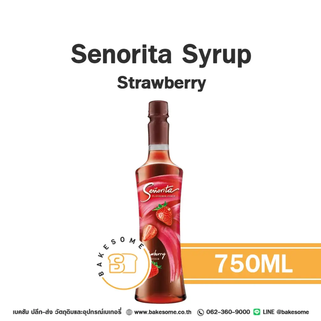 SENORITA Syrup Strawberry 750ML