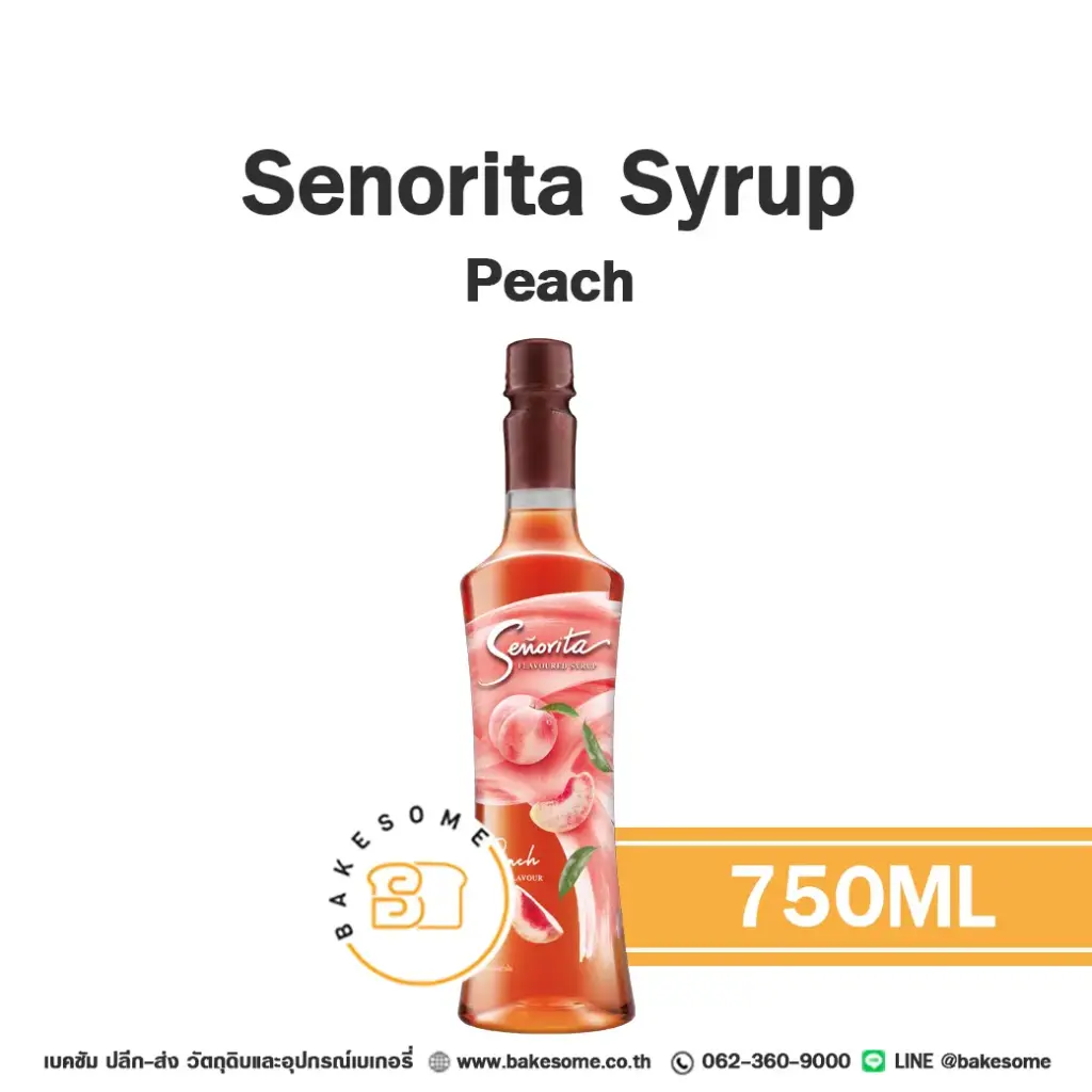 SENORITA Syrup Peach 750ML