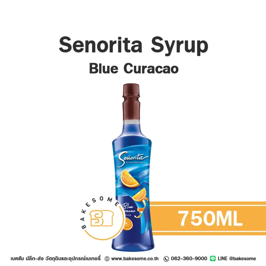 SENORITA Syrup Blue Curacao 750ML