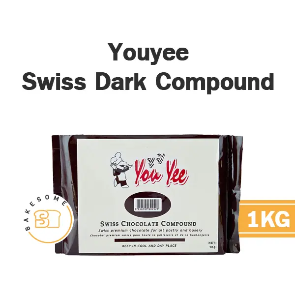 YOUYEE Swiss Dark Chocolate Compound 1KG