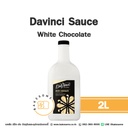 ซอส DAVINCI Sauce White Chocolate 2 ลิตร (ดาวินชี่) สำหรับเครื่องดื่มและท็อปปิ้งขนม