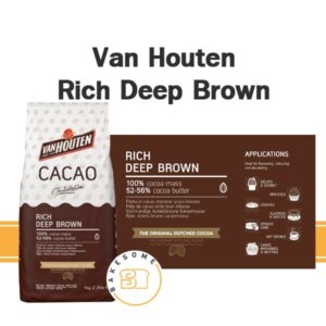 Van Houten Rich Deep Brown