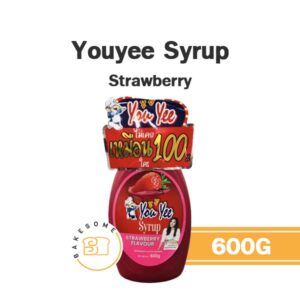 Youyee Syrup Strawberry ยูยี ไซรัป สตรอเบอร์รี่